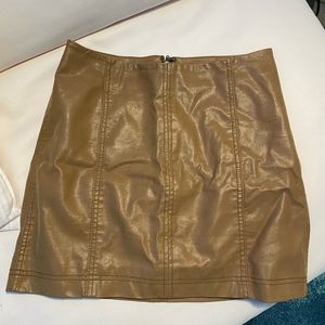 Free People brown skirt